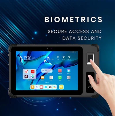 Spjaldtölva með fingrafari